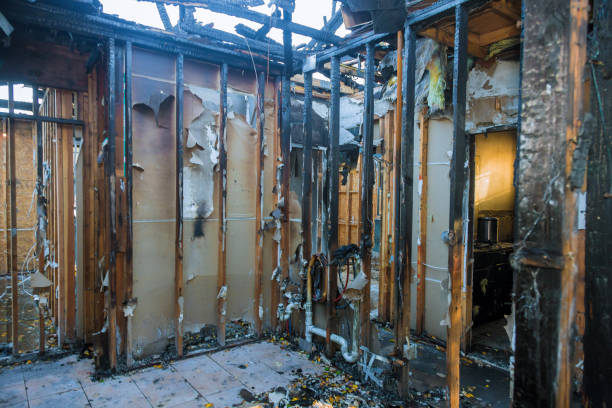 Professional Fire Damage Removal technician working in Media, PA